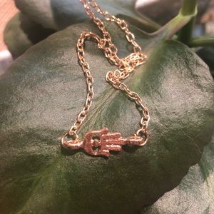 Gold Hamsa Necklace